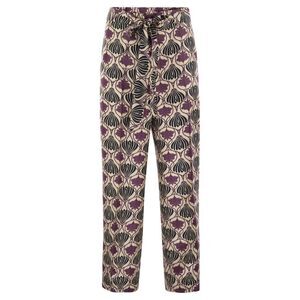 S Maxmara Women Timec - Printed Silk Fluid Trousers